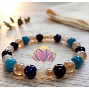 PULSEIRA ANCESTRAL COM TURMALINAS - TRANSMUTAÇÃO COM APATITE